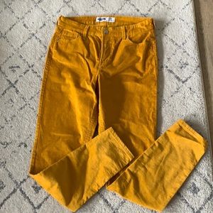 Hi rise corduroy pants